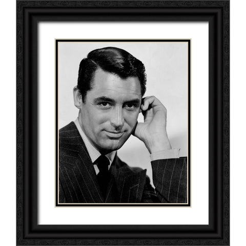 Cary Grant, 1941 Black Ornate Wood Framed Art Print with Double Matting by Vintage Hollywood Archive