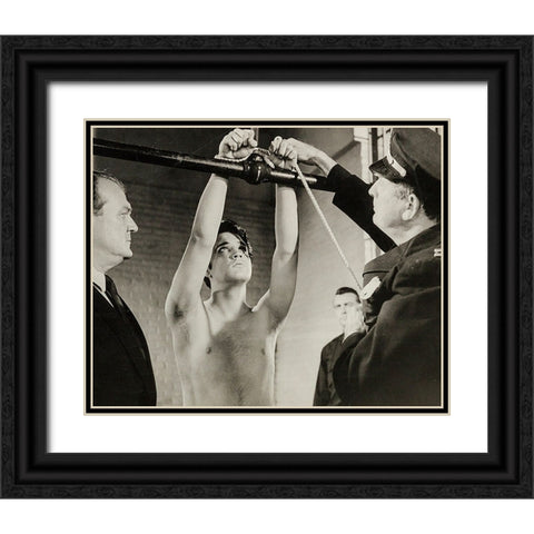 Jailhouse Rock, 1957 II Black Ornate Wood Framed Art Print with Double Matting by Vintage Hollywood Archive