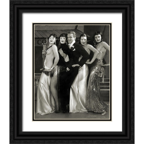 James Cagney, Footlight Parade, 1933 Black Ornate Wood Framed Art Print with Double Matting by Vintage Hollywood Archive