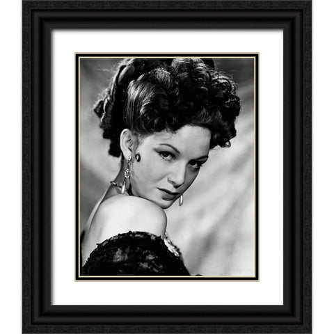 Jean Kent Black Ornate Wood Framed Art Print with Double Matting by Vintage Hollywood Archive