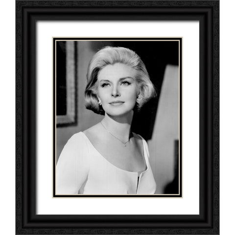Joanne Woodward, 1971 Black Ornate Wood Framed Art Print with Double Matting by Vintage Hollywood Archive