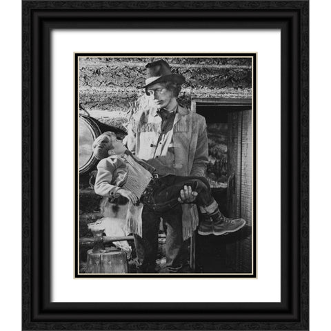 Richard Kiel, Jonathan Provost, Lassie, 1963 Black Ornate Wood Framed Art Print with Double Matting by Vintage Hollywood Archive