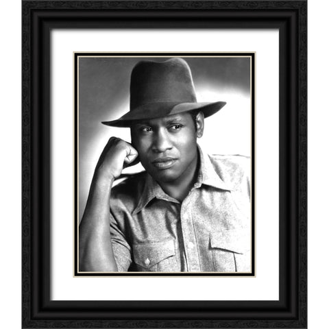 Paul Robeson Black Ornate Wood Framed Art Print with Double Matting by Vintage Hollywood Archive
