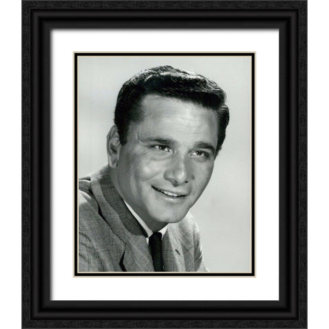 Peter Falk Black Ornate Wood Framed Art Print with Double Matting by Vintage Hollywood Archive