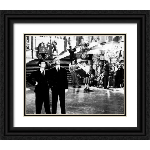 Citizen Kane, 1941 Black Ornate Wood Framed Art Print with Double Matting by Vintage Hollywood Archive