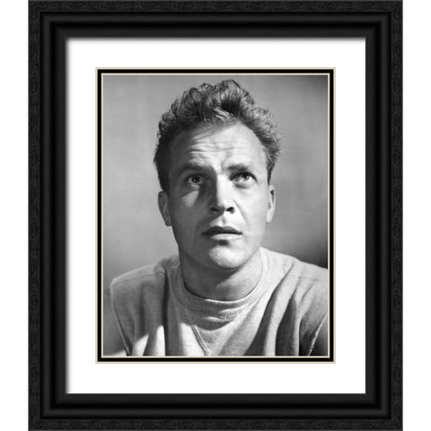 Ralph Meeker, 1952 Black Ornate Wood Framed Art Print with Double Matting by Vintage Hollywood Archive