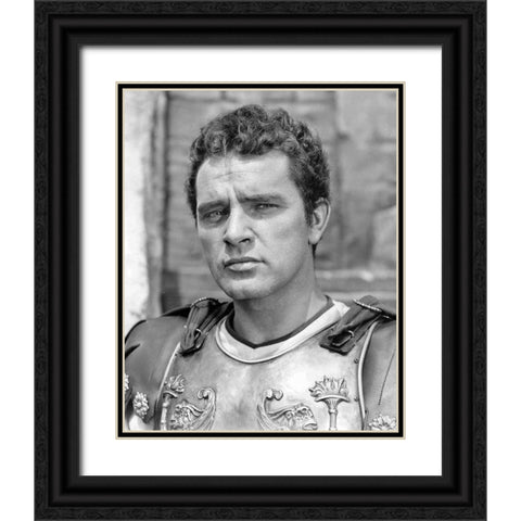 Richard Burton, The Robe, 1953 Black Ornate Wood Framed Art Print with Double Matting by Vintage Hollywood Archive