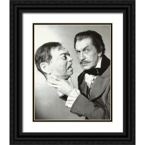 Vincent Price Black Ornate Wood Framed Art Print with Double Matting by Vintage Hollywood Archive