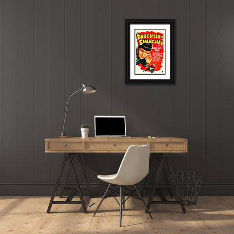 Daughter of Shanghai-1937 Black Ornate Wood Framed Art Print with Double Matting by Vintage Hollywood Archive
