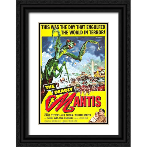 Deadly Mantis-1957 Black Ornate Wood Framed Art Print with Double Matting by Vintage Hollywood Archive