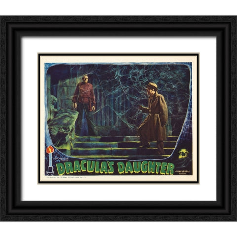 Draculas Daughter-1936 Black Ornate Wood Framed Art Print with Double Matting by Vintage Hollywood Archive