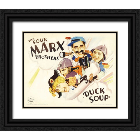 Duck Soup-1933 Black Ornate Wood Framed Art Print with Double Matting by Vintage Hollywood Archive