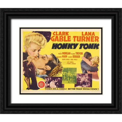 Honky Tonk-1941 Black Ornate Wood Framed Art Print with Double Matting by Vintage Hollywood Archive