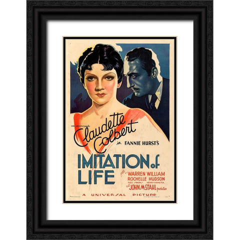 Imitation of Life-1934 Black Ornate Wood Framed Art Print with Double Matting by Vintage Hollywood Archive