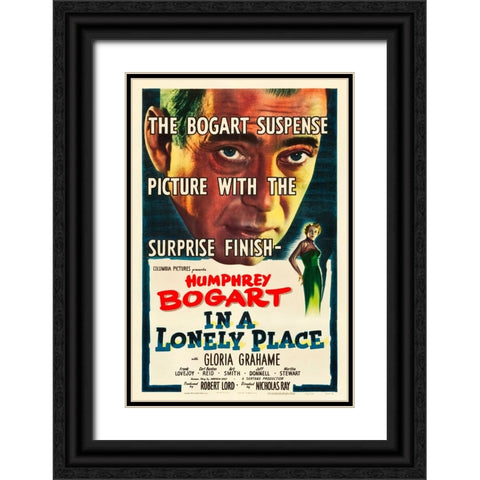 In a Lonely Place-1950 Black Ornate Wood Framed Art Print with Double Matting by Vintage Hollywood Archive