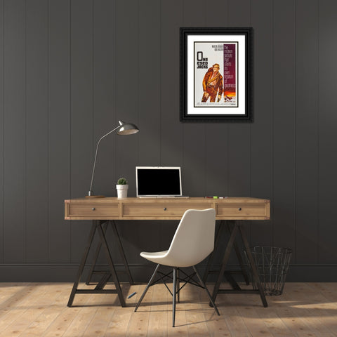 One-Eyed Jacks-1959 Black Ornate Wood Framed Art Print with Double Matting by Vintage Hollywood Archive