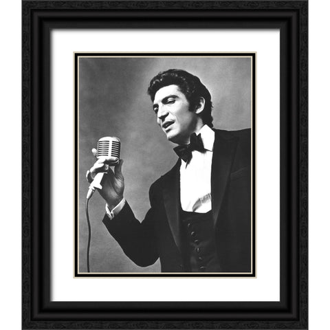 Sergio Franchi-1970 Black Ornate Wood Framed Art Print with Double Matting by Vintage Music Archive