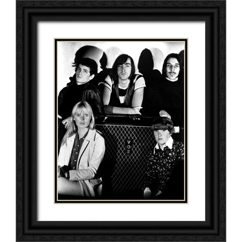 Velvet Undergroud And Nico Black Ornate Wood Framed Art Print with Double Matting by Vintage Music Archive