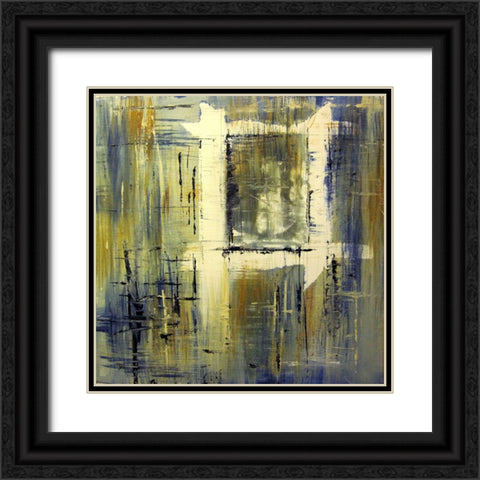 New Year Reflection Black Ornate Wood Framed Art Print with Double Matting by Clement, Diane