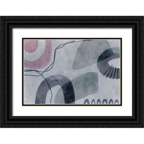 Against All Odds Black Ornate Wood Framed Art Print with Double Matting by Haase, Andrea