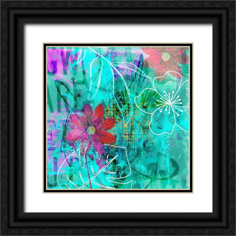 Decaying Floridity Black Ornate Wood Framed Art Print with Double Matting by Haase, Andrea