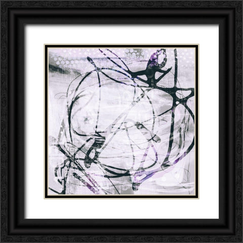 Certain Coolness Black Ornate Wood Framed Art Print with Double Matting by Haase, Andrea