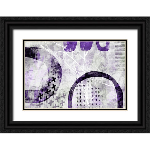 Secret Escape II Black Ornate Wood Framed Art Print with Double Matting by Haase, Andrea