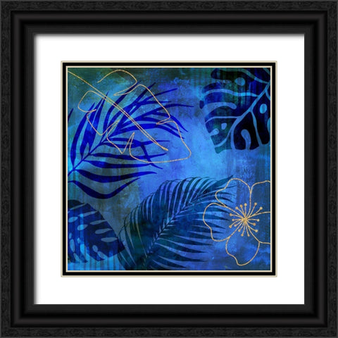 Tropical Summer Jungle I Black Ornate Wood Framed Art Print with Double Matting by Haase, Andrea
