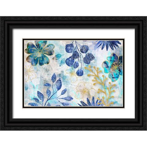 Fantasy Garden I Black Ornate Wood Framed Art Print with Double Matting by Haase, Andrea
