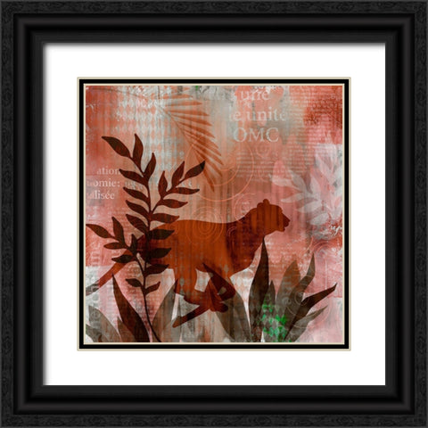 Cheetah of Africa I Black Ornate Wood Framed Art Print with Double Matting by Haase, Andrea