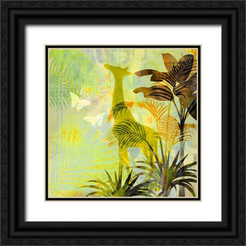 Giraffe of Africa III Black Ornate Wood Framed Art Print with Double Matting by Haase, Andrea