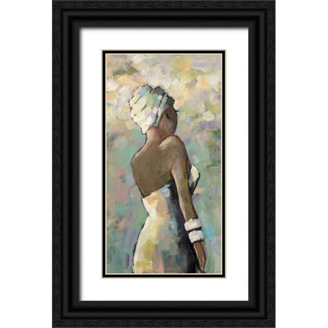 Zizile Black Ornate Wood Framed Art Print with Double Matting by Eaton, Winnie