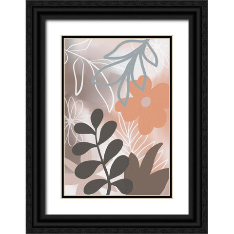 Botanical Garden II Black Ornate Wood Framed Art Print with Double Matting by Haase, Andrea