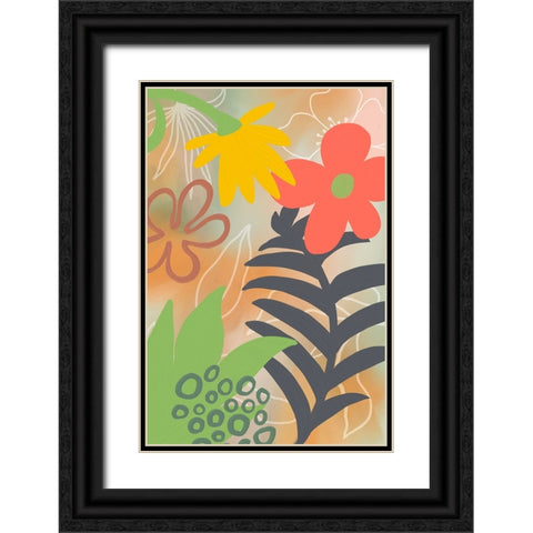 In my Patio Black Ornate Wood Framed Art Print with Double Matting by Haase, Andrea