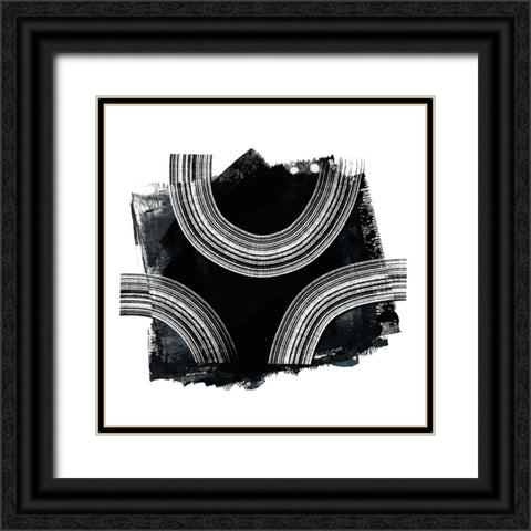 Inside Out II Black Ornate Wood Framed Art Print with Double Matting by Haase, Andrea
