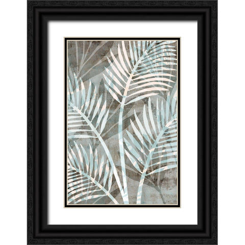 Palmeiras III Black Ornate Wood Framed Art Print with Double Matting by Kouta, Flora