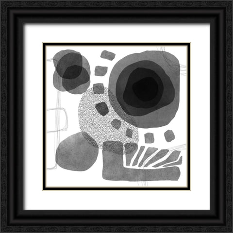 Seeing Through I Black Ornate Wood Framed Art Print with Double Matting by Holman, Nicholas