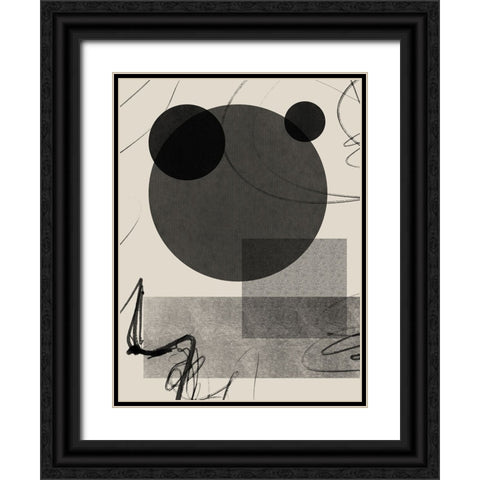 Turn Around I Black Ornate Wood Framed Art Print with Double Matting by Holman, Nicholas