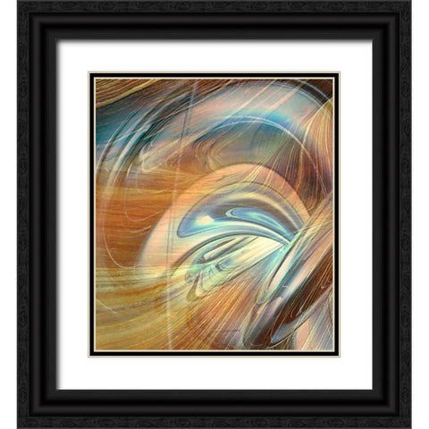 Coarse Fluctuation II Black Ornate Wood Framed Art Print with Double Matting by Hunziker, Steve