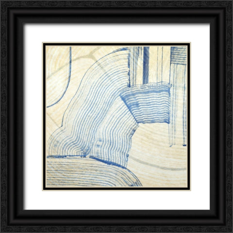 Straight Away IV Black Ornate Wood Framed Art Print with Double Matting by Hunziker, Steve