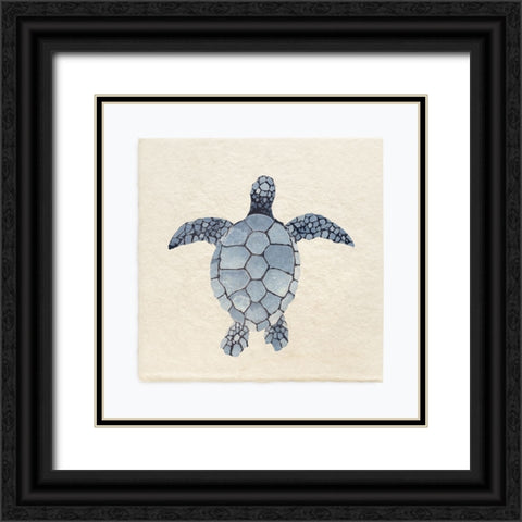 Turtle Bay II Black Ornate Wood Framed Art Print with Double Matting by Guillen, Surma