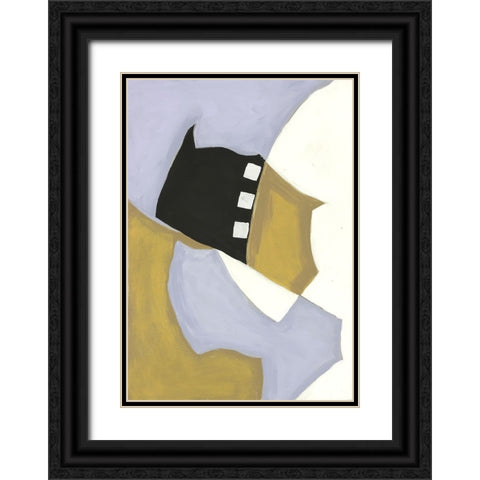 Pastel Silhouette I Black Ornate Wood Framed Art Print with Double Matting by Eaton, Winnie