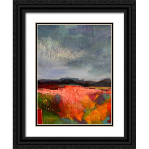 Landscape II Black Ornate Wood Framed Art Print with Double Matting by Eaton, Winnie