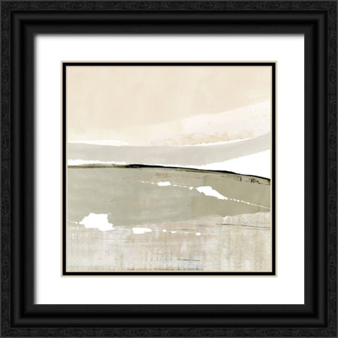 Limestone Flow II Black Ornate Wood Framed Art Print with Double Matting by Kouta, Flora