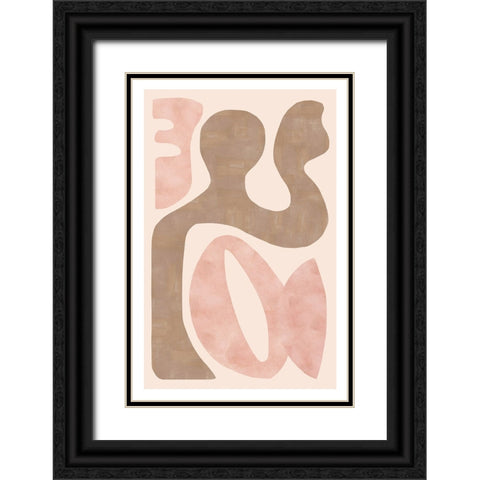 Equanimity I Black Ornate Wood Framed Art Print with Double Matting by Kouta, Flora