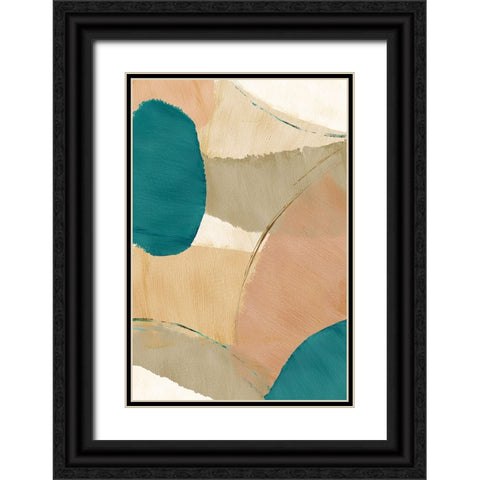 Rhythm and Flow II Black Ornate Wood Framed Art Print with Double Matting by Kouta, Flora
