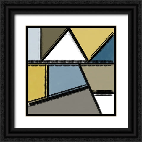 Conundrum I Black Ornate Wood Framed Art Print with Double Matting by Schlotzhauer, Jim