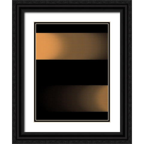 Gridlock II Black Ornate Wood Framed Art Print with Double Matting by Schlotzhauer, Jim