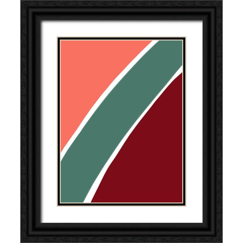 The Path Ahead II Black Ornate Wood Framed Art Print with Double Matting by Schlotzhauer, Jim