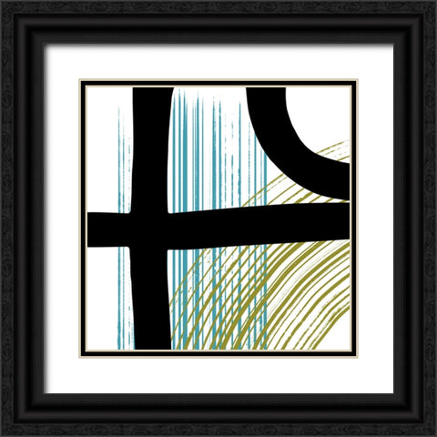 Sawtooth II Black Ornate Wood Framed Art Print with Double Matting by Schlotzhauer, Jim
